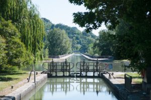 Écluse du canal à Agen