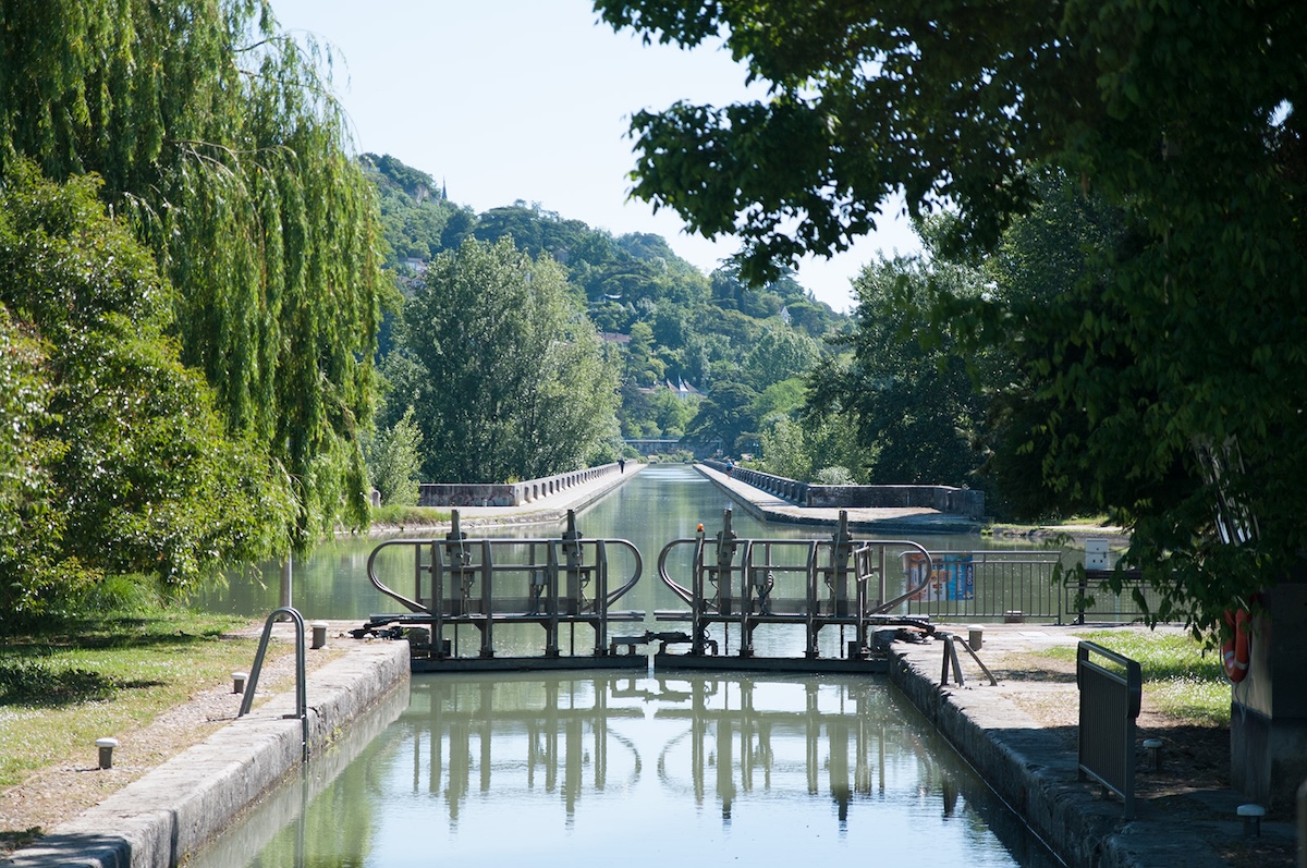 Écluse du canal à Agen