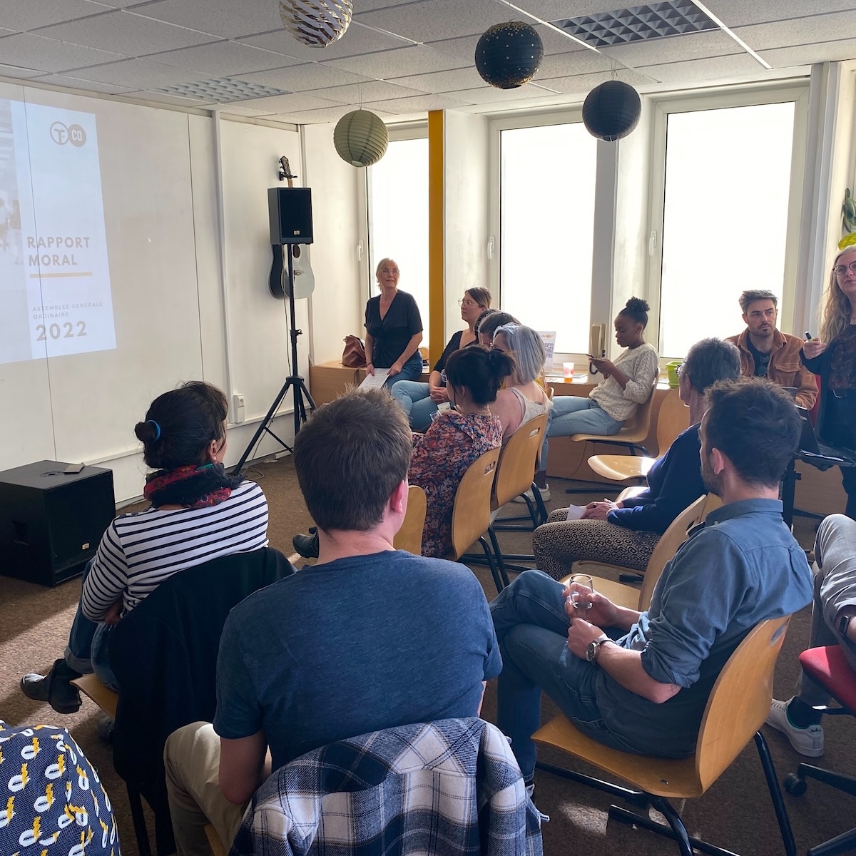 Une assemblée générale de l'association La Fontaine coworking
