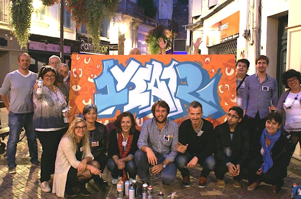 Célébration du premier anniversaire de l'ouverture du site de la rue Sentini.