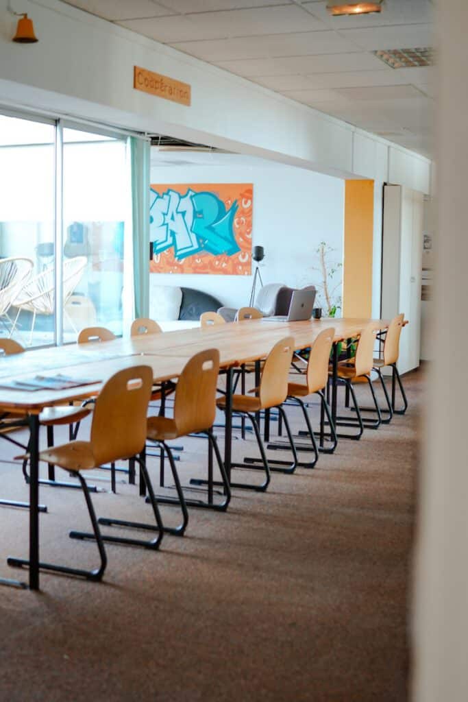 Espace partagé du coworking