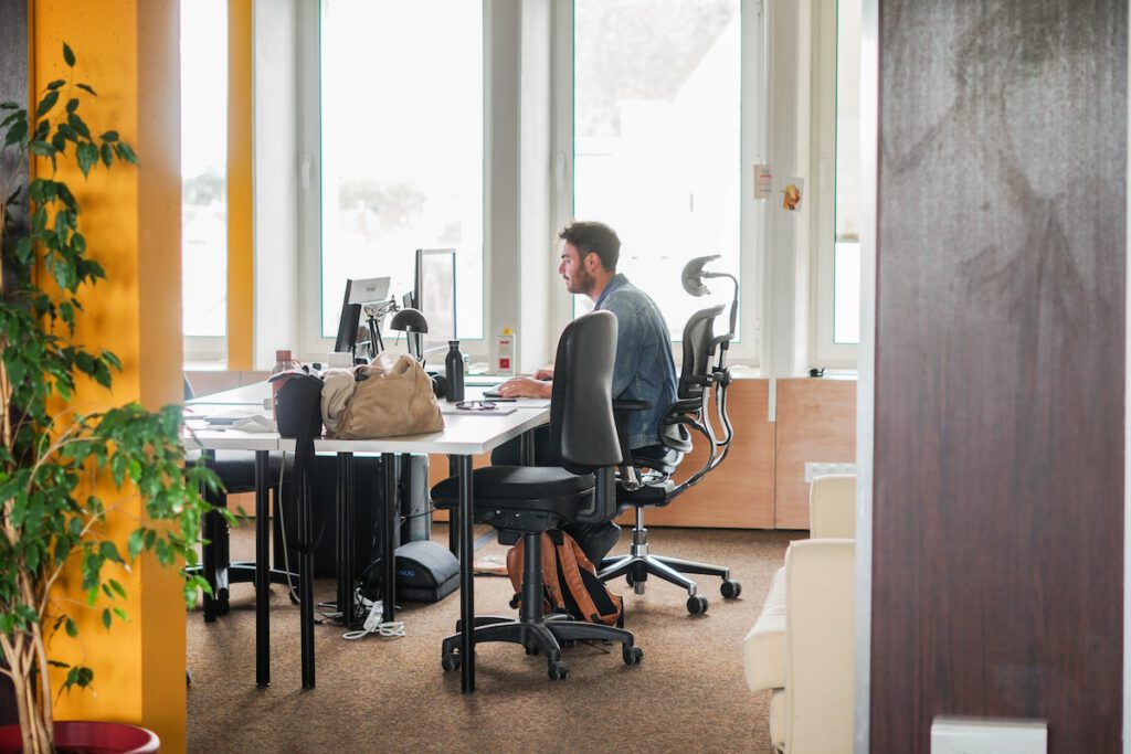 Open space du coworking La Fontaine